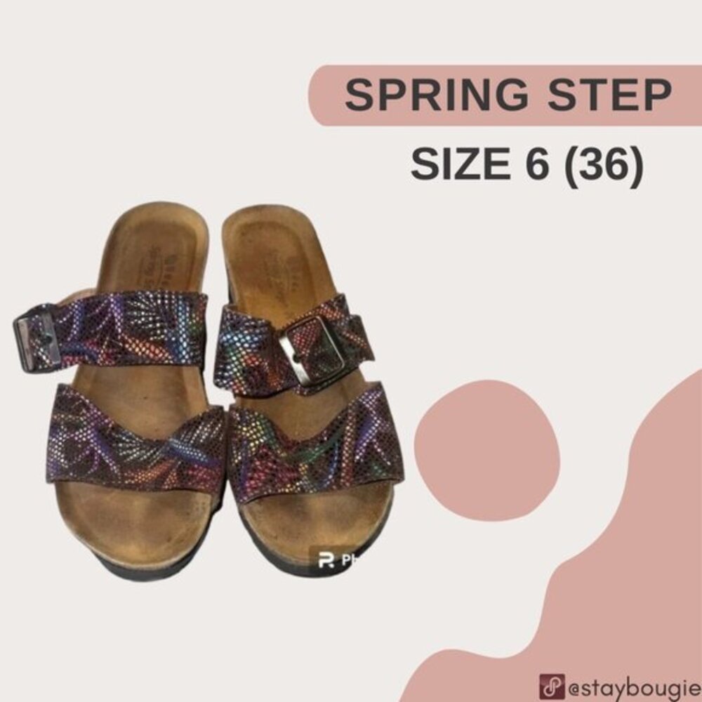 Spring Step Sandals - Size 6
